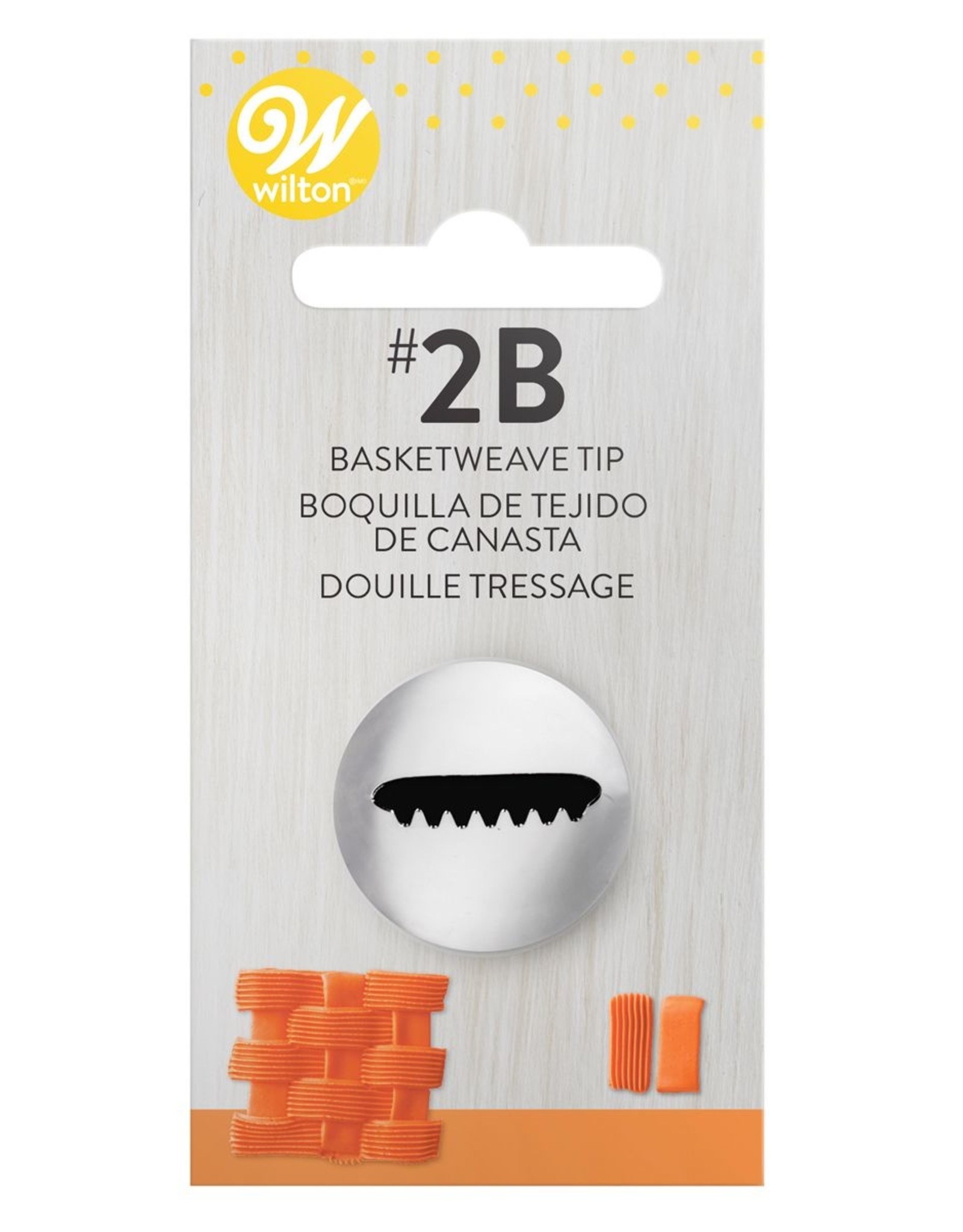 Wilton Wilton Decorating Tip #2B Basketweave Carded*