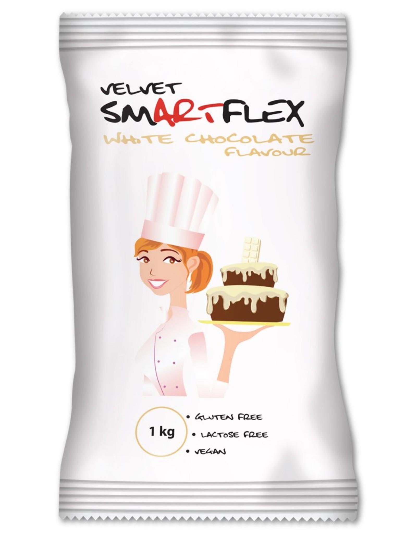 Smartflex Smartflex Fondant White Velvet White Chocolate 1kg