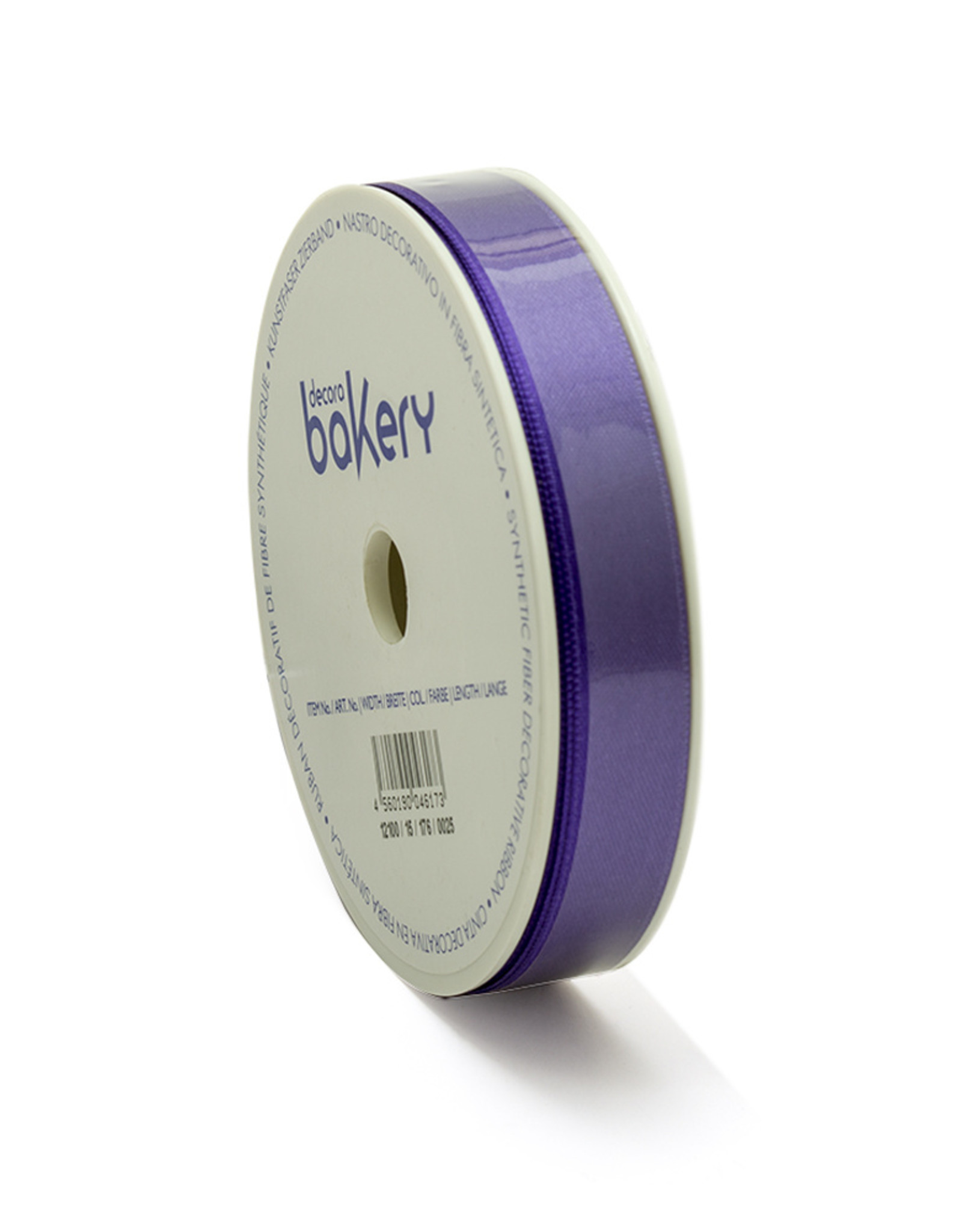 Decora Double Satin Ribbon 15mm x 25mtr Bright Violet op Grote Rol