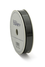 Decora Double Satin Ribbon 15mm x 25mtr Black op Grote Rol