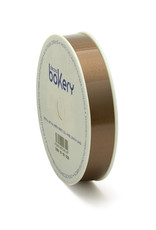 Decora Double Satin Ribbon 15mm x 25mtr Brown op Grote Rol