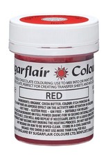 Sugarflair Sugarflair Chocolate Colour Red 35g