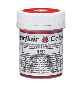 Sugarflair Sugarflair Chocolate Colour Red 35g