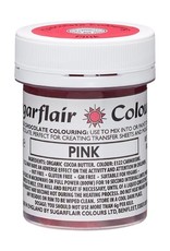 Sugarflair Sugarflair Chocolate Colour Pink 35g