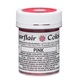 Sugarflair Sugarflair Chocolate Colour Pink 35g