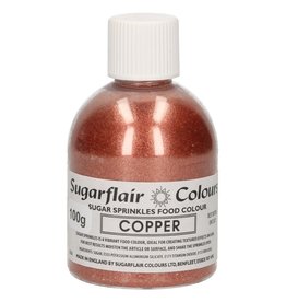 Sugarflair Sugarflair Sugar Sprinkles -Copper- 100g