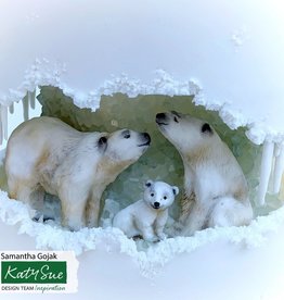 Katy Sue Designs Katy Sue Mould Polar Bear Family