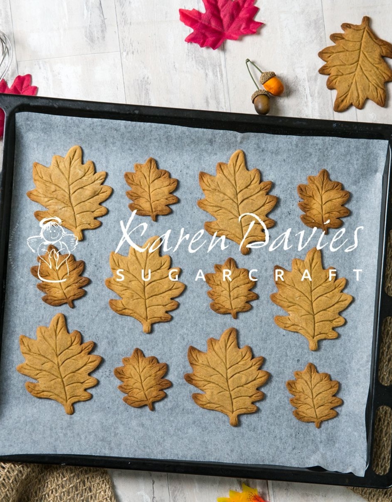 Karen Davies Karen Davies Siliconen Mould - Autumn Leaf