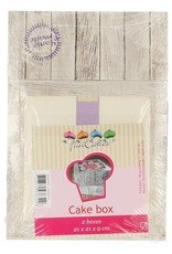 FunCakes FunCakes Taartdoos -Pure- 21x21x9cm pk/2