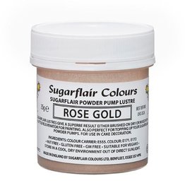 Sugarflair Sugarflair Pump Refill -Rose Gold- E171 Free 25g