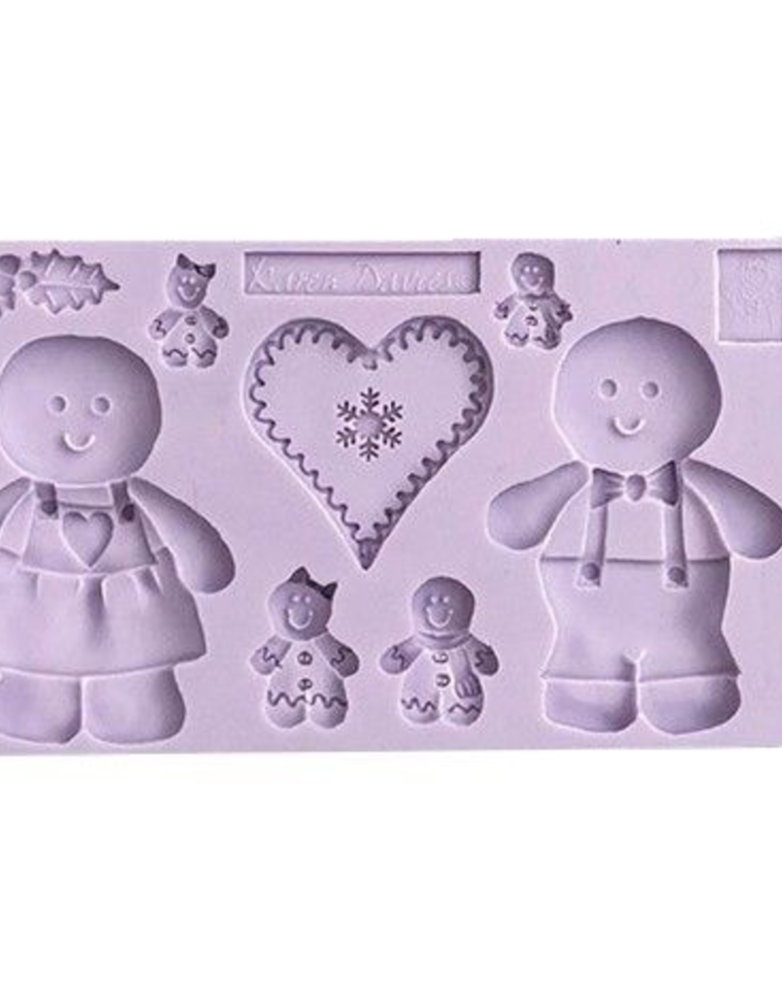 Karen Davies Karen Davies Siliconen Mould - Gingerbread Cookie