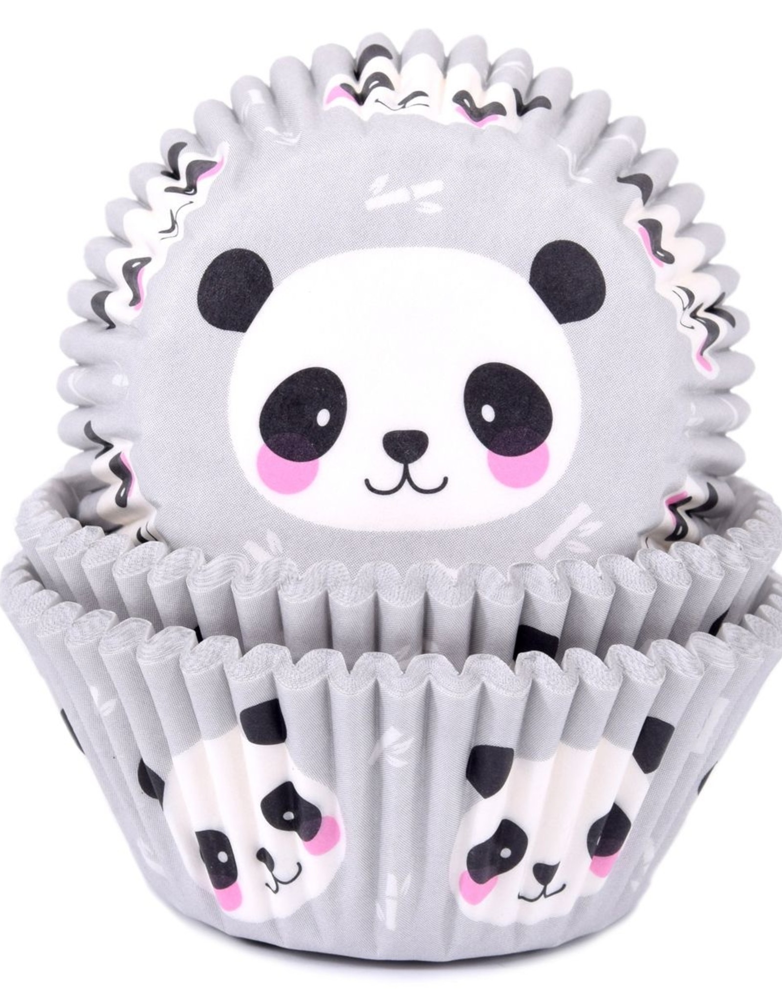 House of Marie House of Marie Baking Cups Panda pk/50