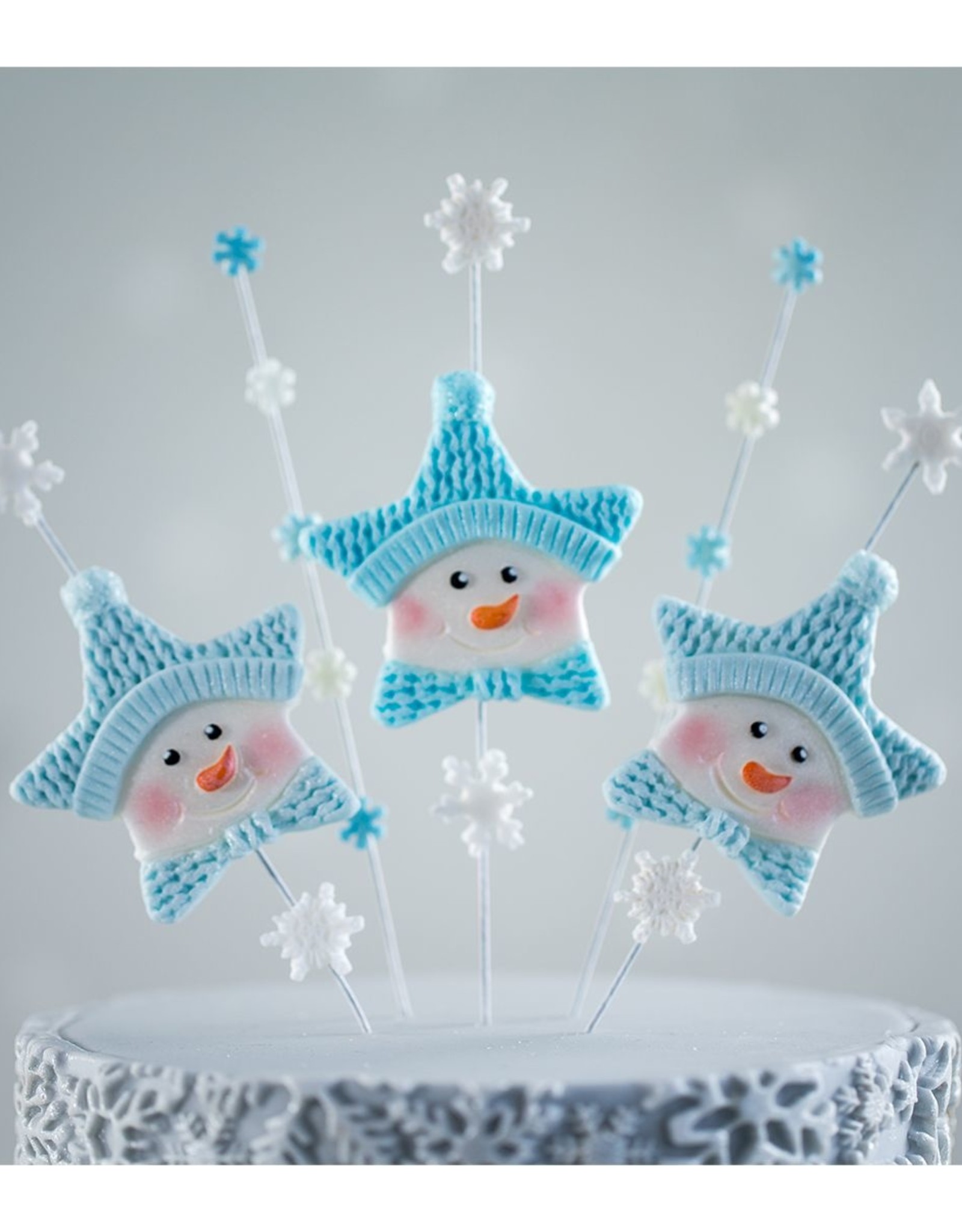 Karen Davies Karen Davies Siliconen Mould - Star Snowman