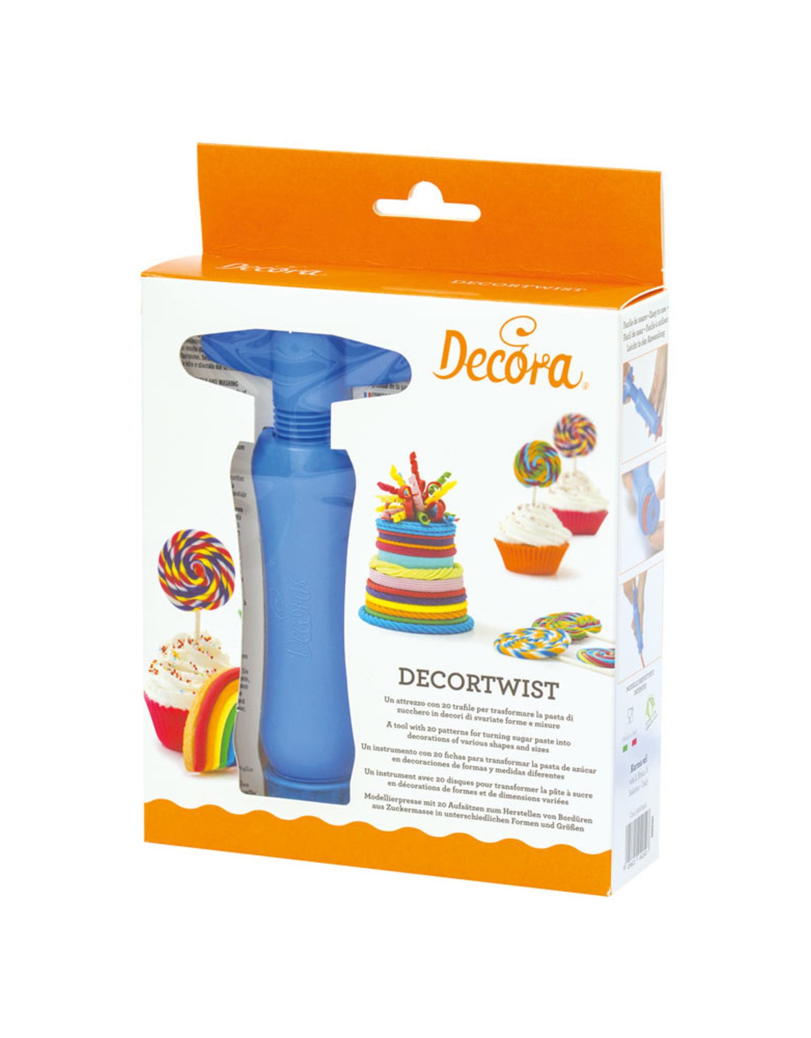 Decora Decortwist Sugar Gun inclusief 20 Schijven