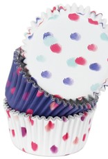 PME PME Baking Cups Watercolour Dots pk/60