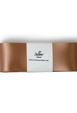 Decora Double Satin Ribbon 40mm x 3mtr Caffe Latte