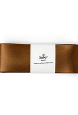 Decora Double Satin Ribbon 40mm x 3mtr Brown