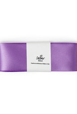 Decora Double Satin Ribbon 40mm x 3mtr Soft Lilac