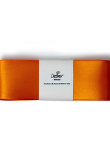 Decora Double Satin Ribbon 40mm x 3mtr Orange