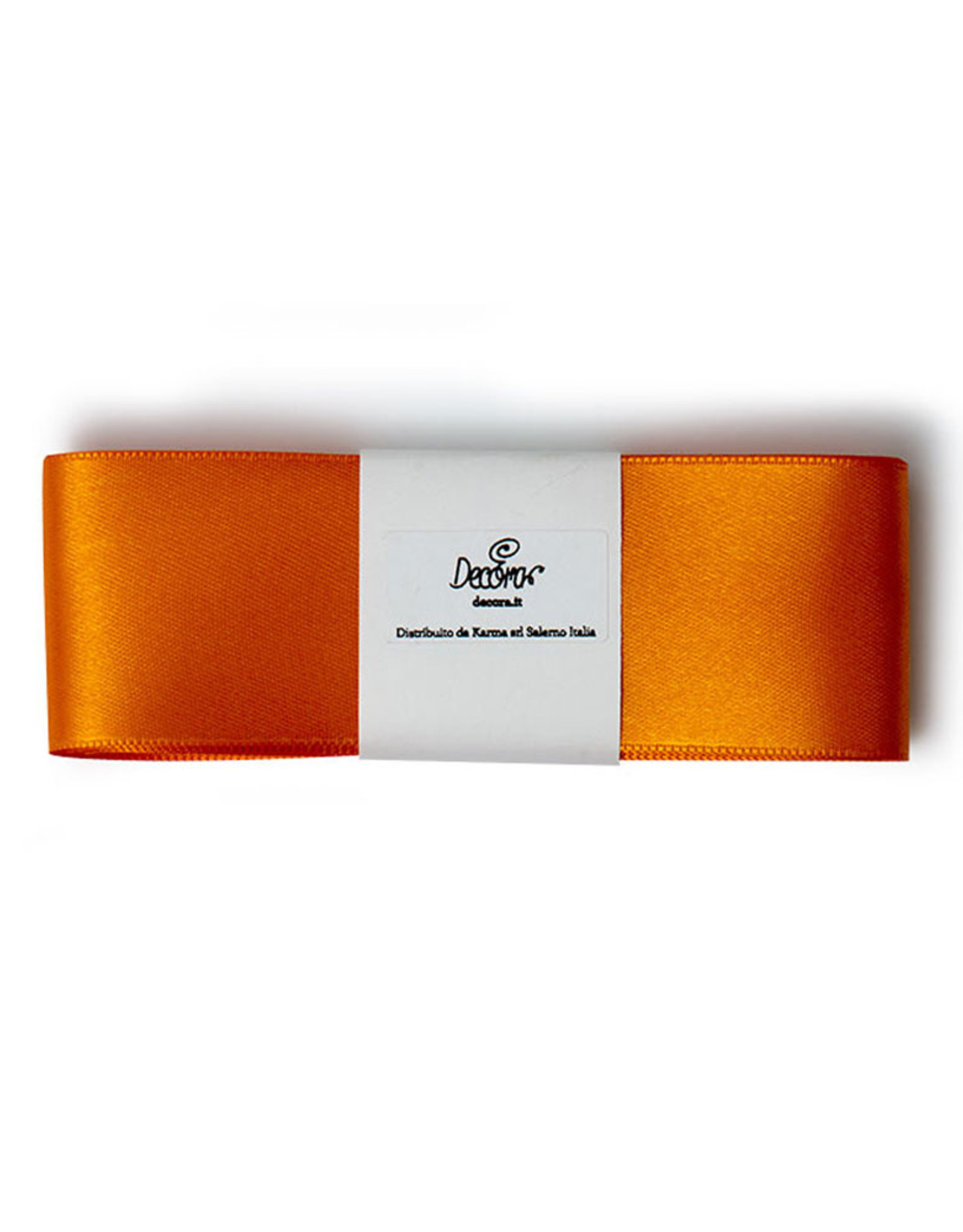 Decora Double Satin Ribbon 40mm x 3mtr Orange