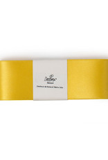 Decora Double Satin Ribbon 40mm x 3mtr Yellow