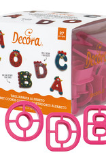Decora Decora Uitsteker Alfabet Set/27 Decora Decora Uitsteker Alfabet Set/27