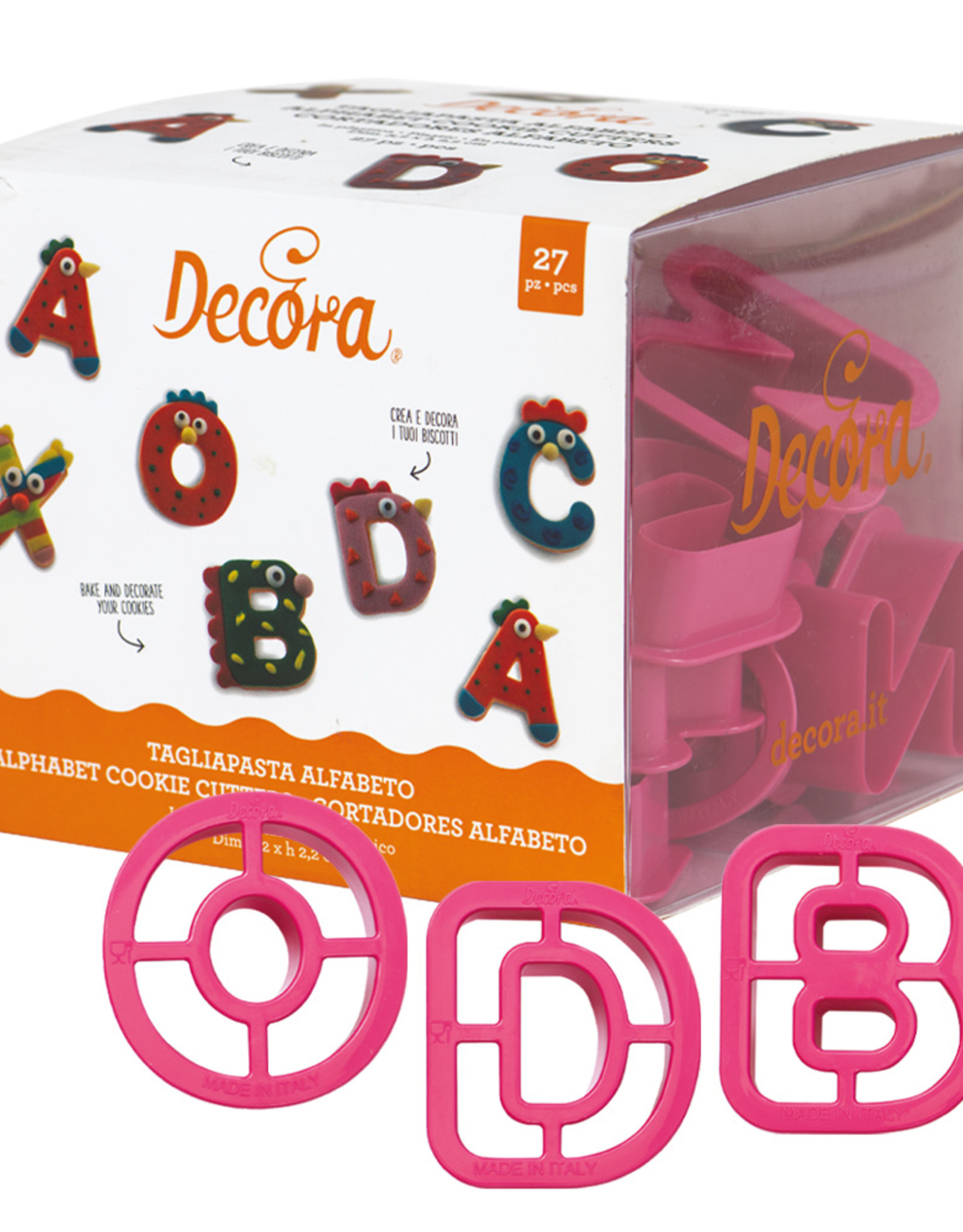 Decora Decora Uitsteker Alfabet Set/27