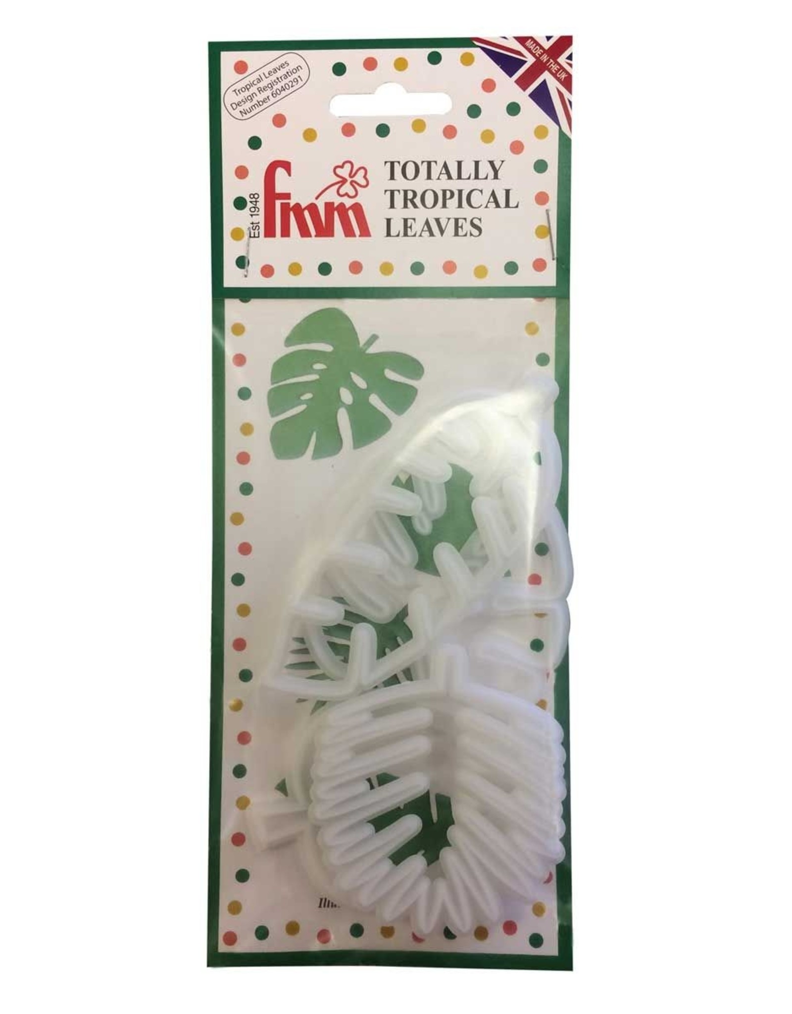 FMM FMM Totally Tropical Leaves Cutters Set/4