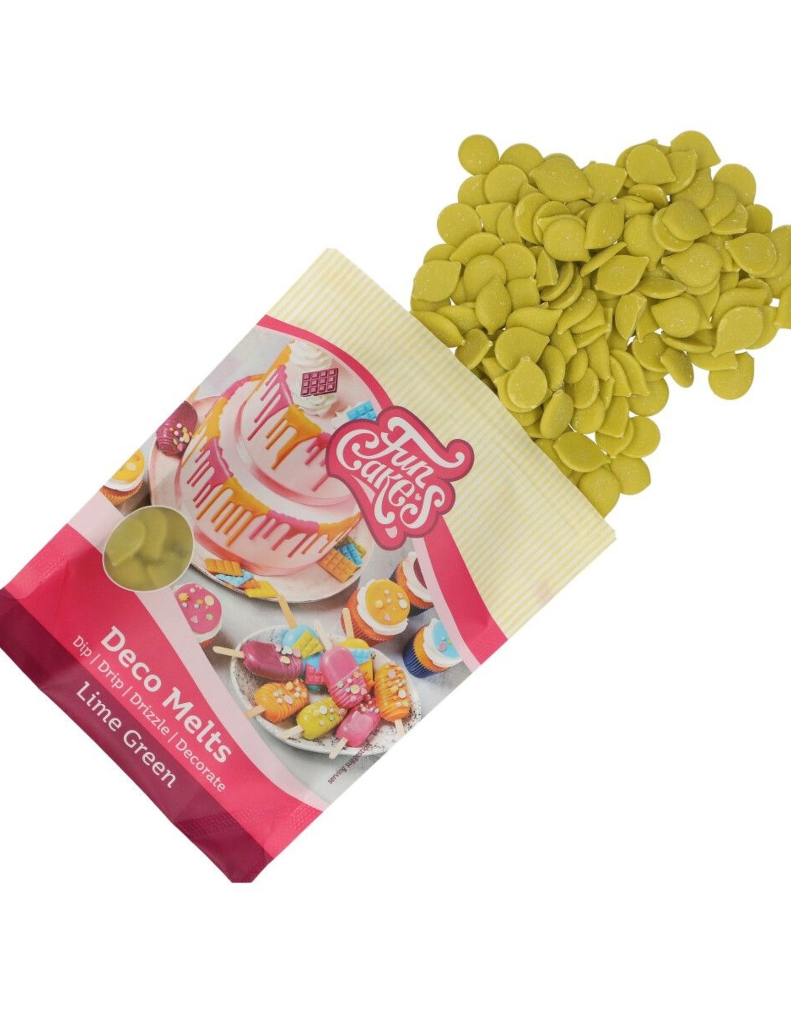 FunCakes FunCakes Deco Melts -Limegroen- 250g