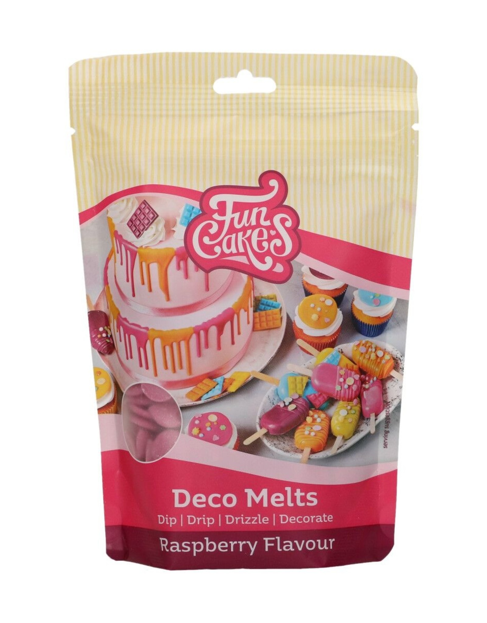 FunCakes FunCakes Deco Melts -Frambozensmaak- 250g