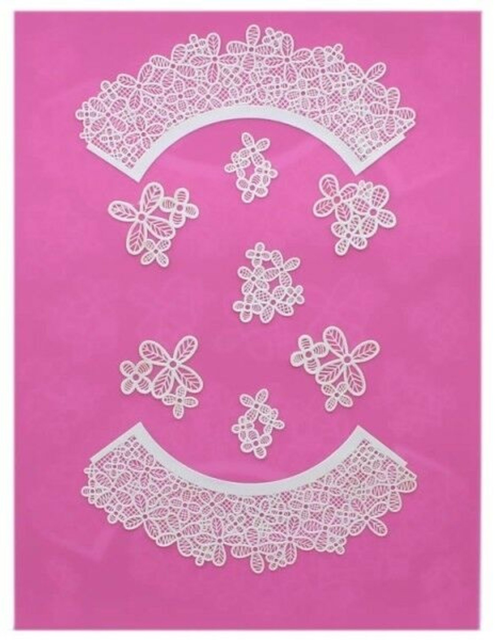 Claire Bowman Claire Bowman 3D Lace Mat  Victoriana Cupcake Wrapper