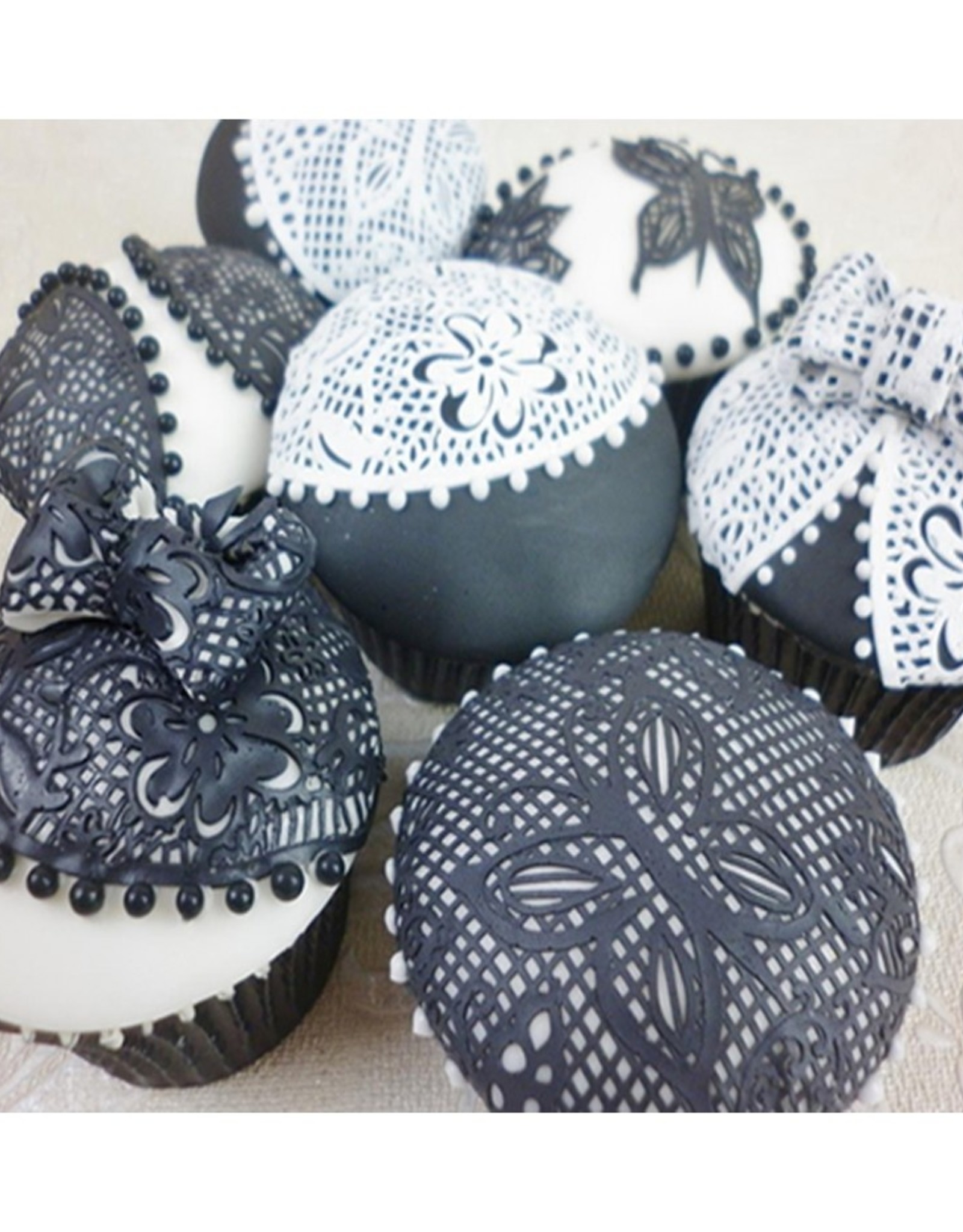 Claire Bowman 3D Large Cake Lace Mat Zahara Lace Fun with Cakes