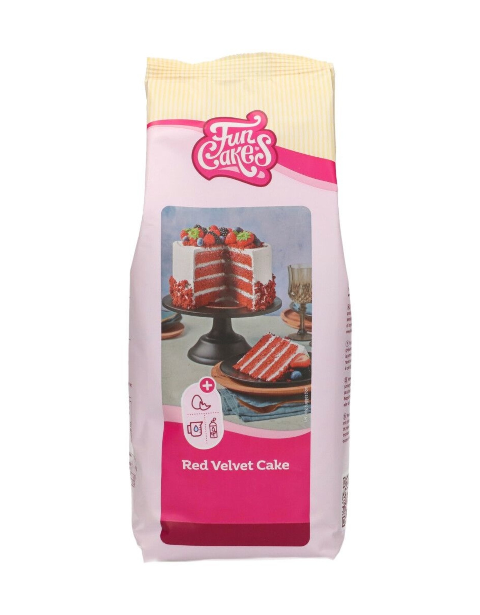 FunCakes FunCakes Mix voor Red Velvet Cake 1 kg