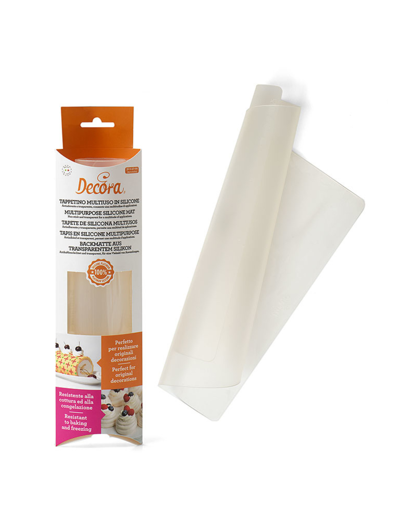 Decora Decora Transparant Non-Stick Siliconen Mat 60 x 40 cm