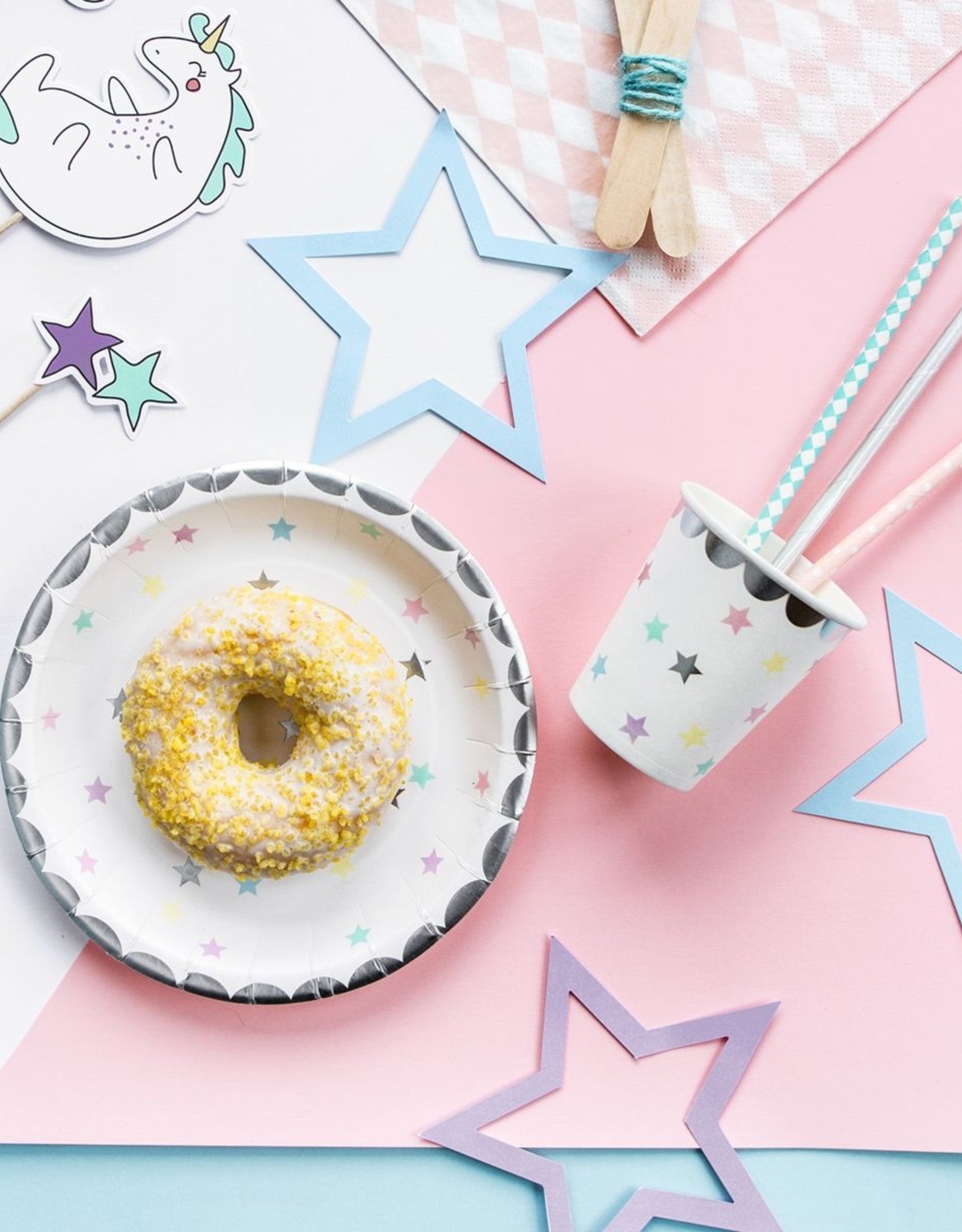 PartyDeco PartyDeco Garland Unicorn Sterren