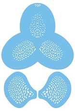 JEM JEM Orchid Dot - Stencil Set of 3