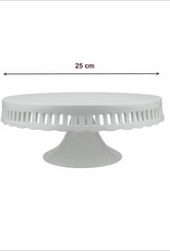 Taartstandaard Wit Porselein Ø 25cm