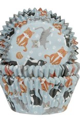 House of Marie House of Marie Baking Cups Katten pk/50