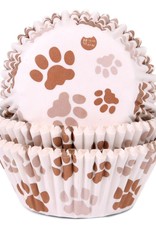 House of Marie House of Marie Baking Cups Poot Bruin pk/50 House of Marie House of Marie Baking Cups Poot Bruin pk/50