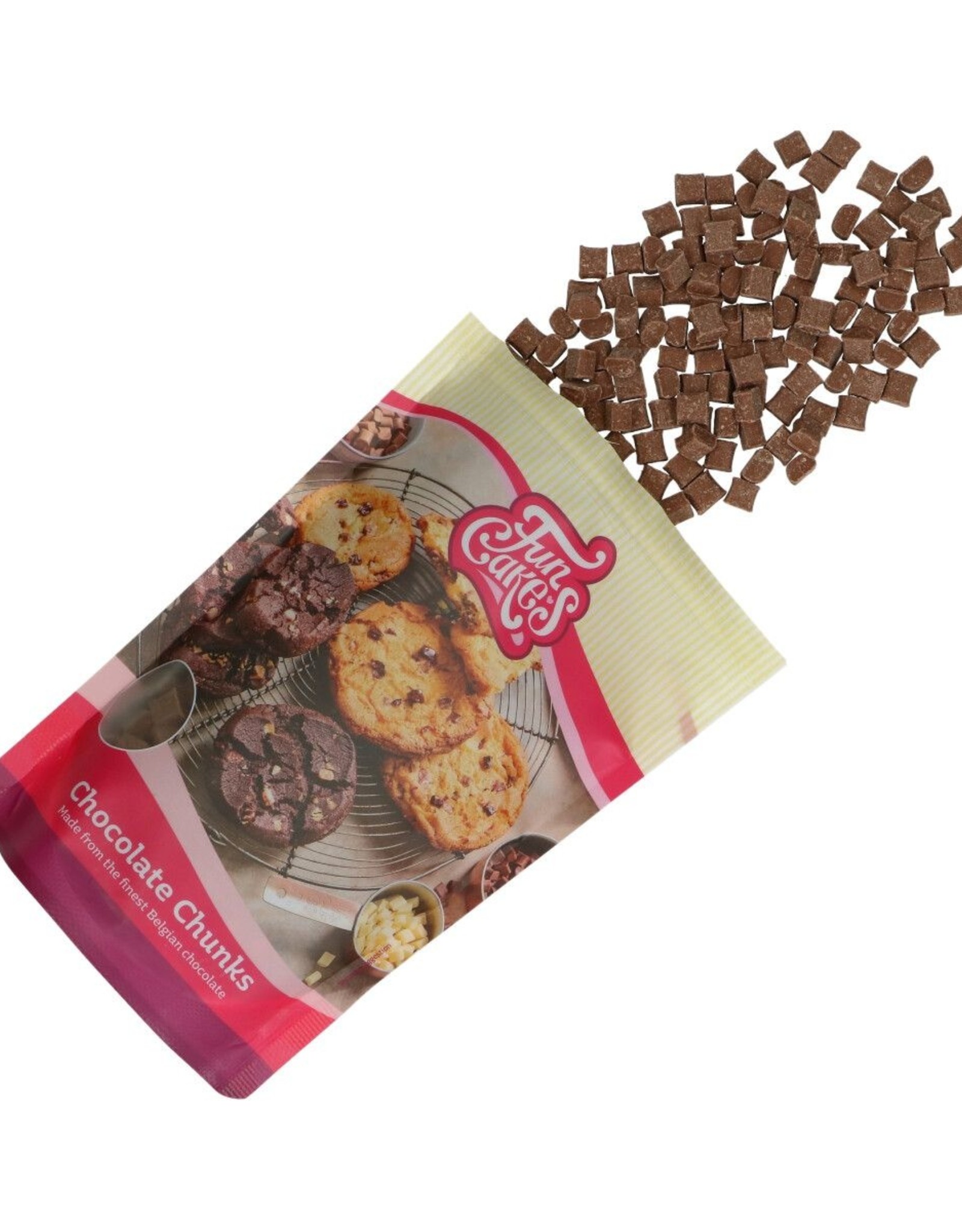 FunCakes FunCakes Chocolade Chunks Melk 350 g