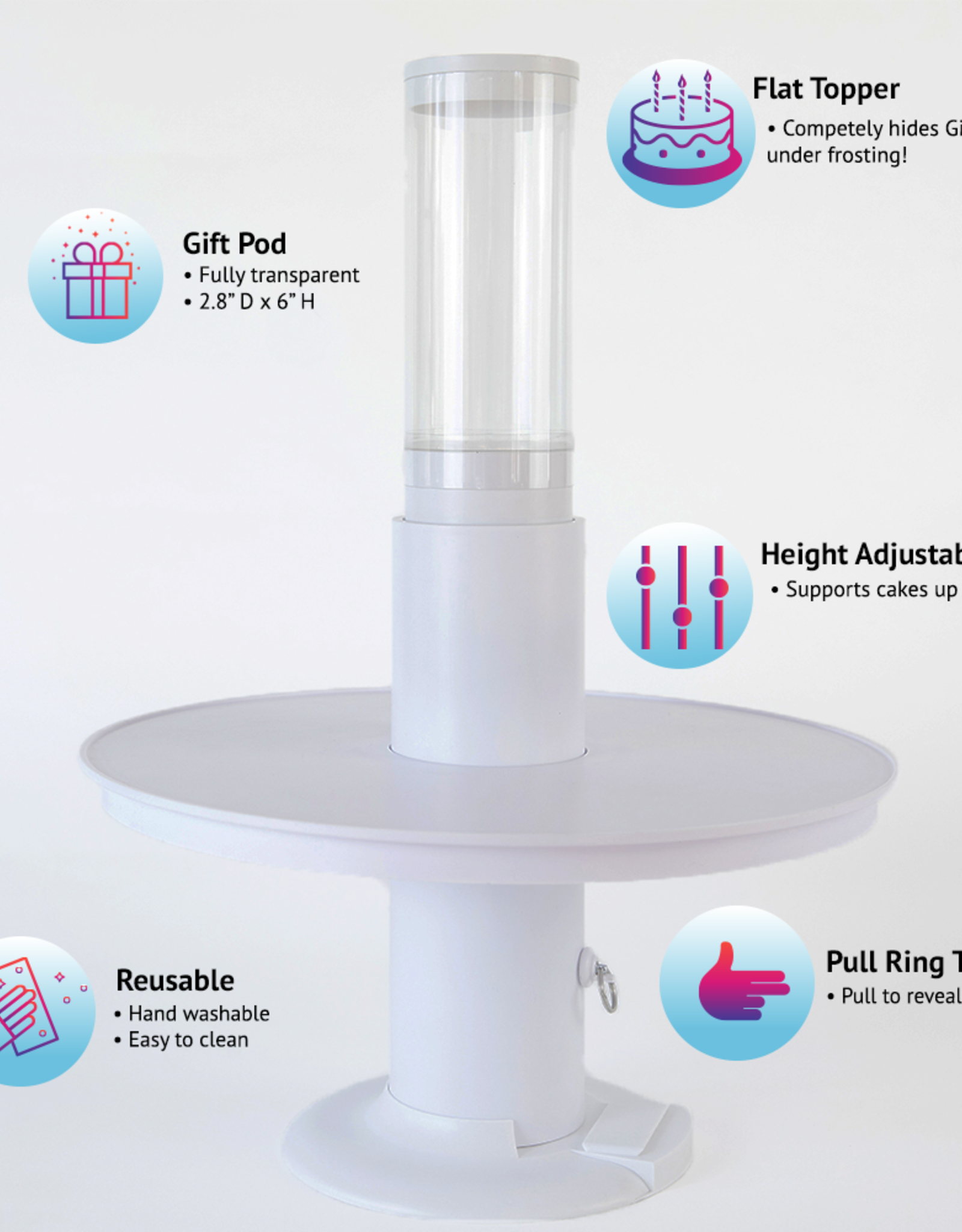 Culpitt Verrassingstaart Standaard Ø34cm