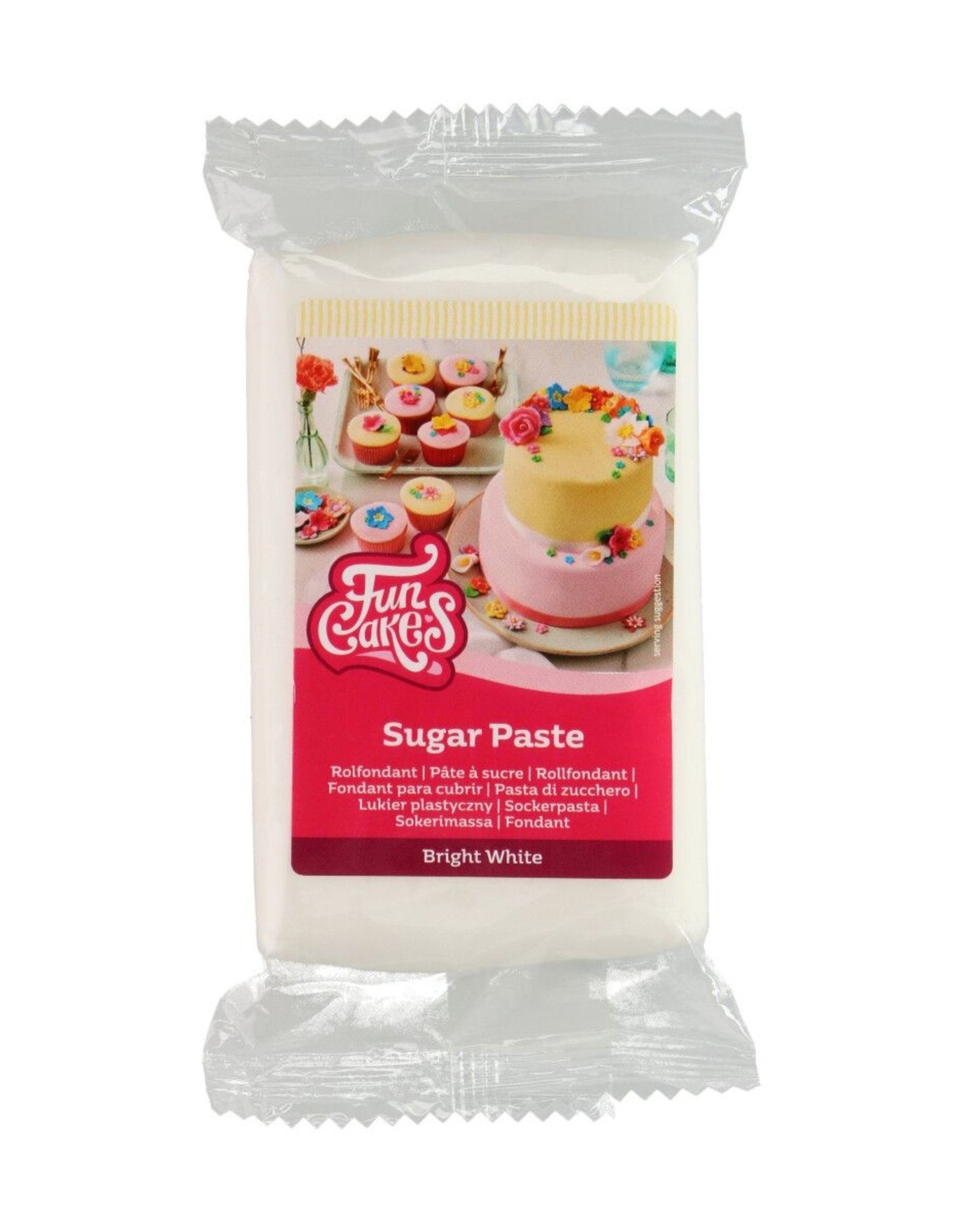 FunCakes FunCakes Rolfondant Bright White 250 g Vernieuwd