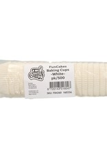 FunCakes FunCakes Baking Cups White pk/500