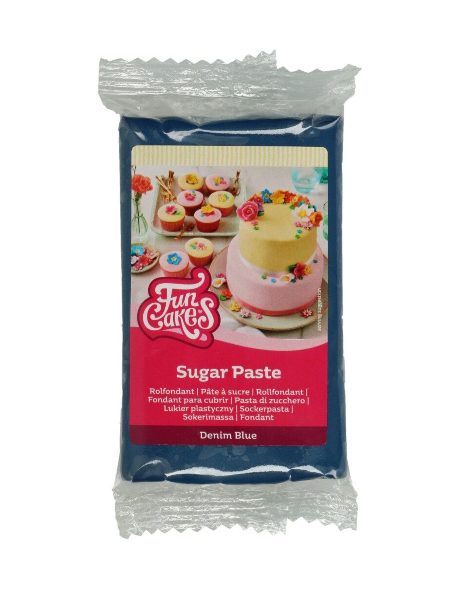 FunCakes FunCakes Rolfondant Denim Blue 250 g