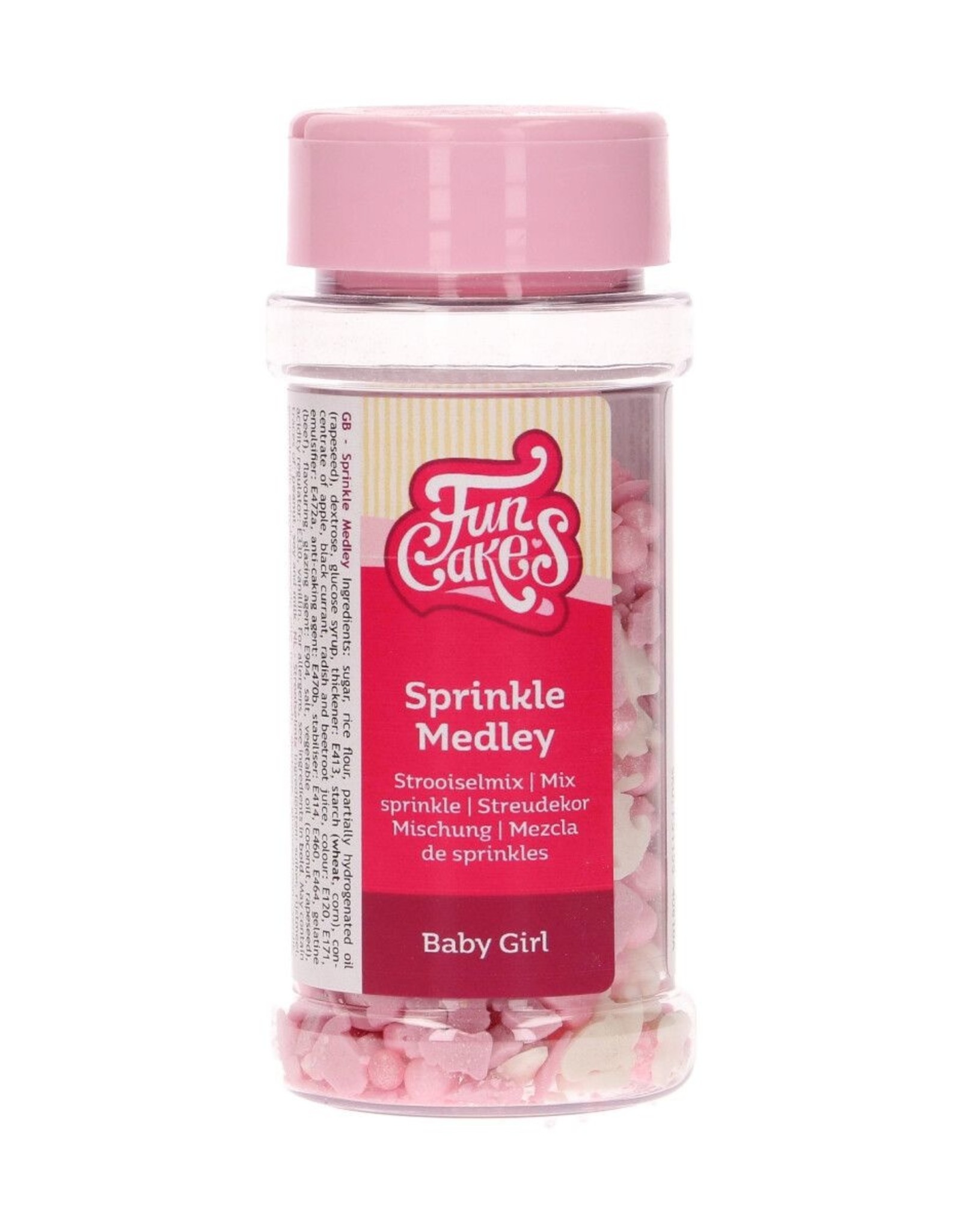 FunCakes FunCakes Sprinkle Medley Baby Roze 50 g