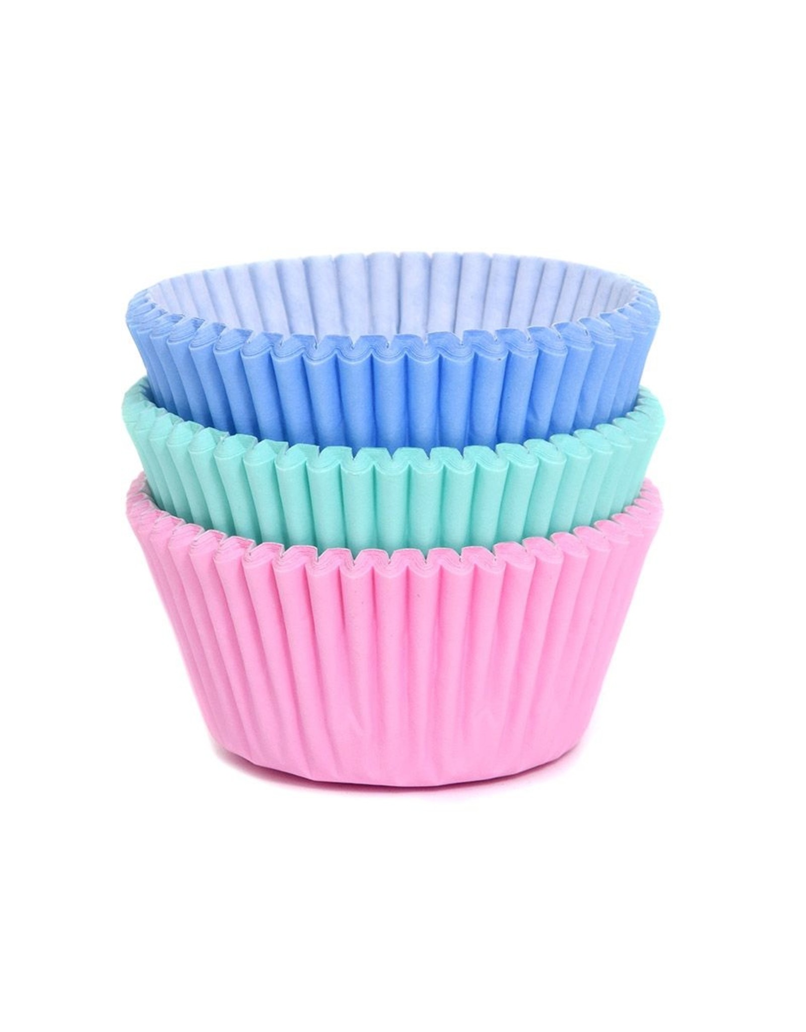 House of Marie House of Marie Baking Cups Assorti Pastel pk/75