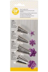 Wilton Wilton Decorating Tip Set Flowers #109, #129, #190, #225