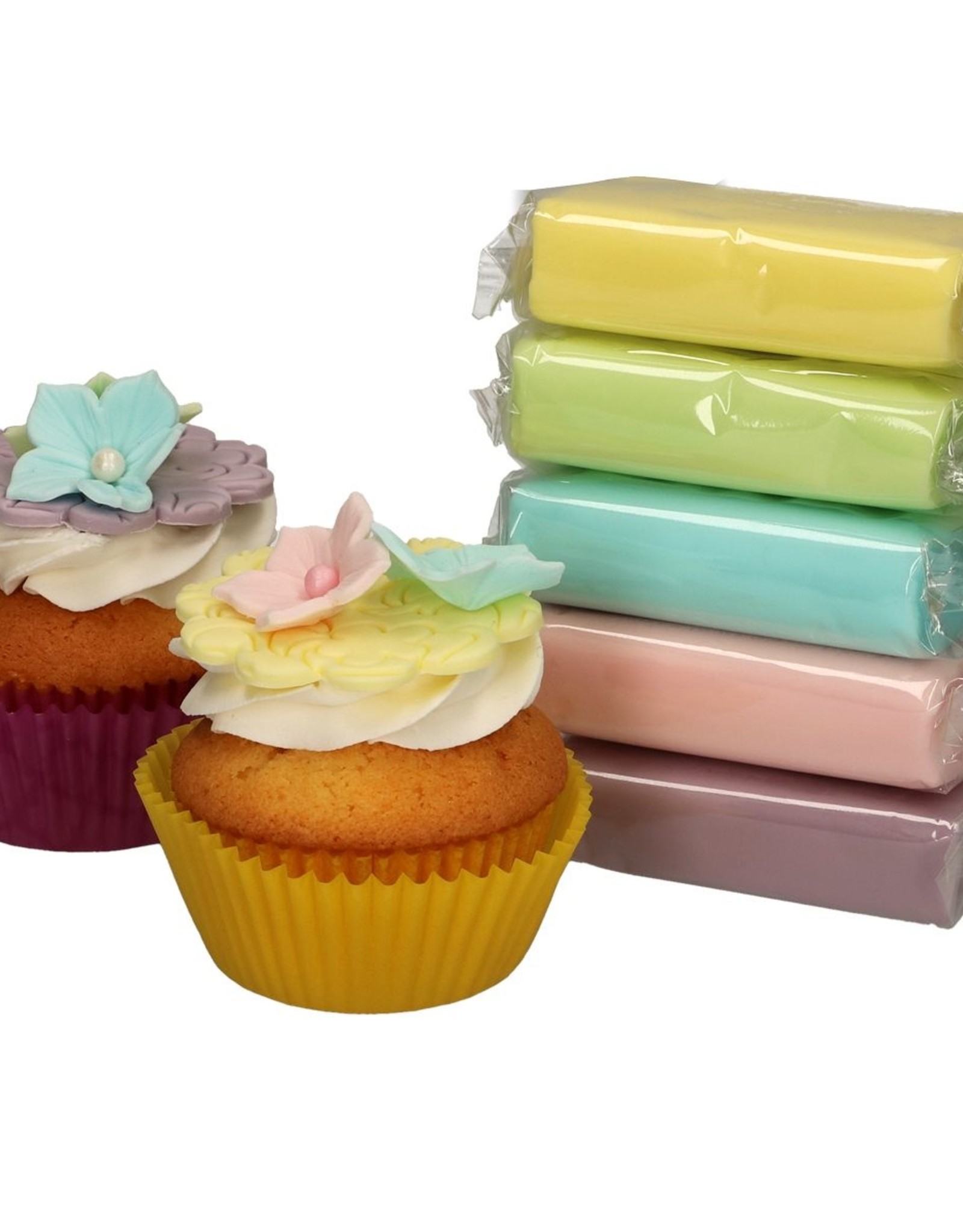 FunCakes FunCakes Rolfondant Multipack Pastel Colours 5x100g