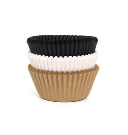 House of Marie Baking Cups Assorti Naturel pk/72