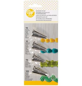 Wilton Wilton Borders Tip Set/4